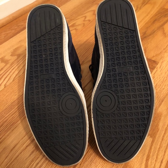 Puma Blue Suede Hight Tops - Picture 6 of 7